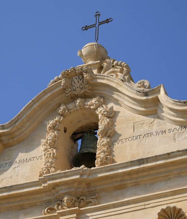 Particolare di chiesa a Ragusa